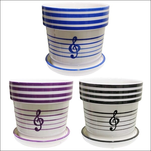 Yoidentity Music Ceramic Planter