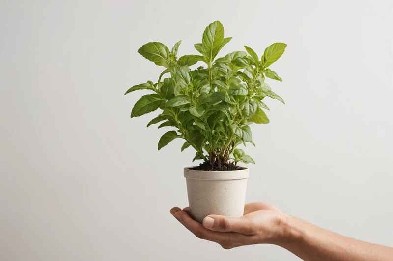 10 Easy Plants for Beginners to Grow at Home 8 Tulsi Holy Basil Plant