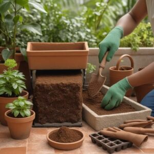Eco-friendly cocopeat block for sale in Bangalore, ideal for soil conditioning